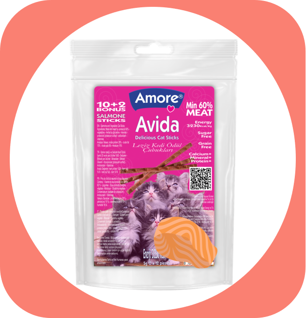 Avida Cat Salmone Sticks