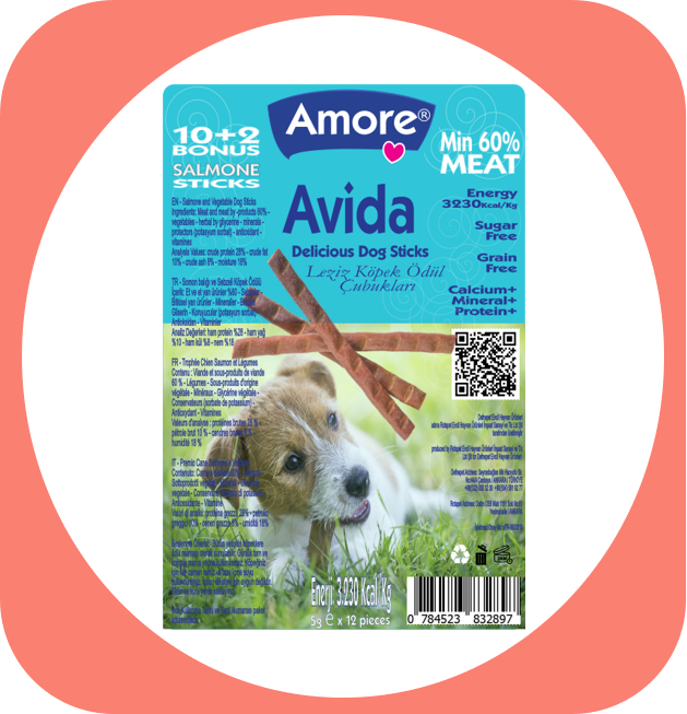 Avida Dog Salmone Sticks